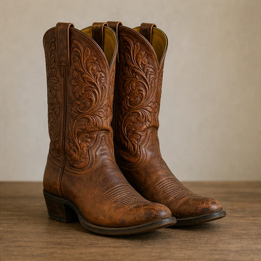 Tooled Western Boots